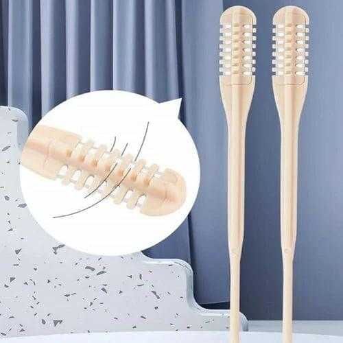 Nasal Manual Nose Hair Trimmer Set 360 Rotating Safe Painless Nasal Hair Remover