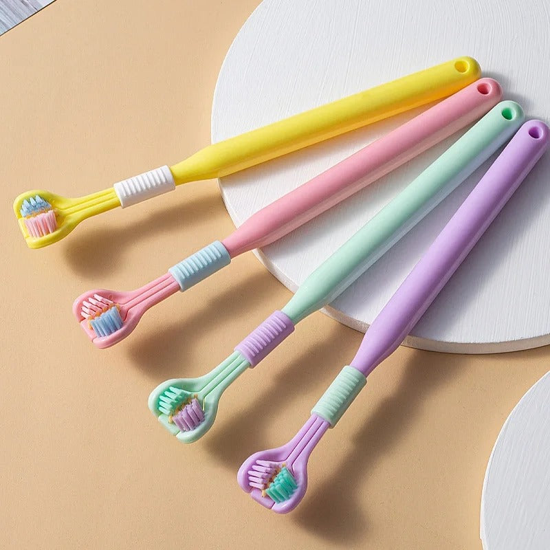 Triple Head Toothbrush