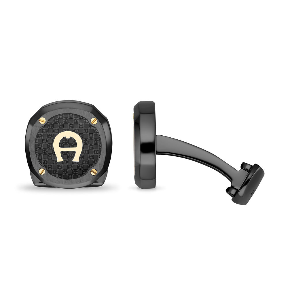 أزرار أكمام سوداء أنيقة للرجال