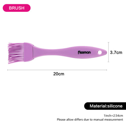 Fissman Silicone Marinating Kitchen Brush Purple 20cm