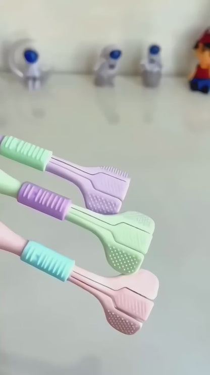 Triple Head Toothbrush